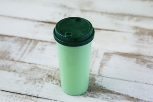 Portable PP <b>Plastic</b> <b>Cup</b> With Splash Proof Lid And Eco Straw For Travel And Office Use Reusable Lightweight Drinking Bottle - Product Image 5