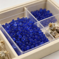 Gel de silice déshydratant fabriqué en Chine, gel de silice bleu indiquant l'état de l'humidité