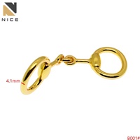 Boucle décorative en métal Horsebit 9 cm Or K pour sac à main, chaussures, chapeau, foulard en soie, chaîne, accessoires vestimentaires pour femmes