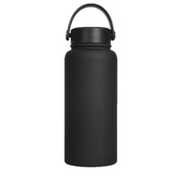 Nouvelle Bouteille Isotherme Portable Grande Capacité en Acier Inoxydable 304 avec Revêtement Caoutchouc, Épaisse et Isolée sous Vide, Affichage de la Température, pour le Commerce International