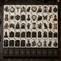 Jeu de tuiles de Mahjong américain pour les séances de jeu à domicile