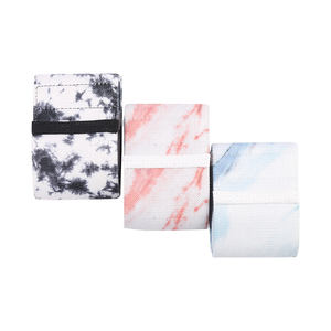 Individuelles Logo Unisex Stoff-Booty-Band für Fitnessstudio und Heimtraining, Gemusterte Polyester-Widerstandsbänder Set - Product Image 5