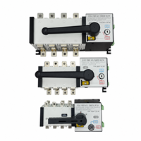Interrupteur de transfert automatique JIELI AC 230V/400V 50Hz 4P 100A-3200A, temps de conversion de 2 secondes, capacité de coupure de 10kA pour générateur, Chine