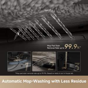 <span class=keywords><strong>Aspirateur</strong></span> robot haut de gamme <span class=keywords><strong>Dreame</strong></span> X50 Ultra vadrouille autonettoyante 158 ℉ séchage à l'air chaud vide automatique maison 3.2L sac à poussière jusqu'à 75 jours - Product Image 4