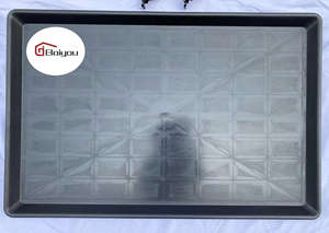 Gabbia per Cani Baiyou in Acciaio Inox Dorato Lucido, Ecologica, per Rettili, Design Impilabile e Pieghevole, Facile Montaggio, Vassoio Incluso - Product Image 4