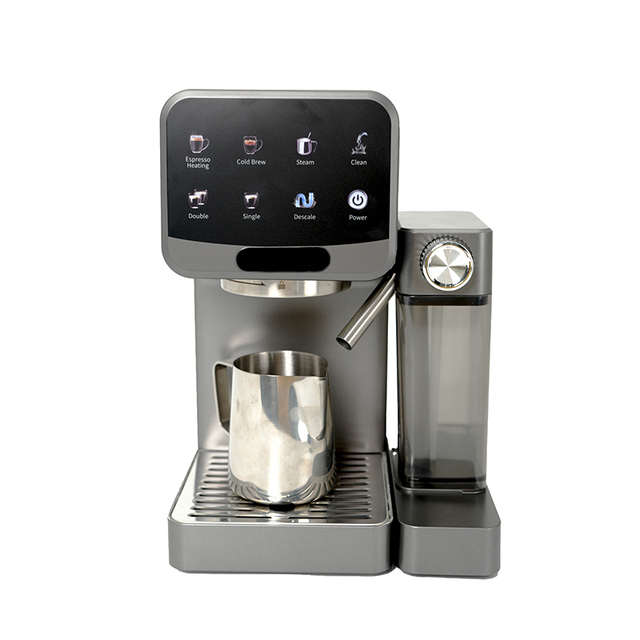 Professional Electric Fully Automatic French Coffee Machine Hot Water Supply 16-20 Bar Pump Pressure 1.8L Water Tank for Office