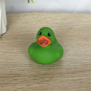 Promotional Gift Baby Bath Toy Floating Vinyl Animals Bulk Multi Different Colors <b>Mini</b> Soft <b>Rubber</b> <b>Duck</b> - Product Image 6