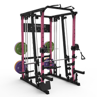 Zoshine Équipement de Gymnastique en Gros : Machine Smith Multifonction pour Exercices à Domicile, Appareil d'Entraînement Complet pour le Fitness