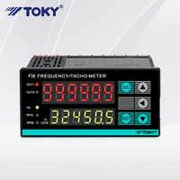 Meteran Rpm industri terlaris dengan RS485 Input sinyal pulsa Tachometer Output Relay Digital