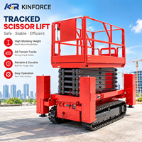 Platform Scissor Lift Otomatis Penuh Harga Murah Platform Scissor Lift Mobile 6m 8m 10m 12m Dengan Platform Kerja Udara