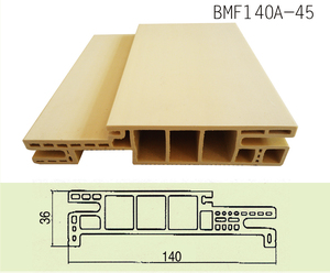 Nhà máy trực tiếp bán WPC Gỗ nhựa composite nội thất bằng gỗ khung cửa với architrave - Product Image 2