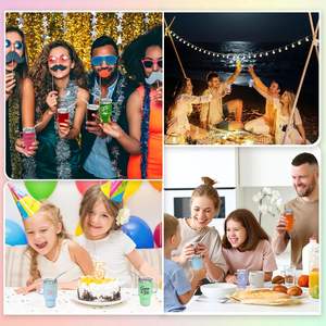 Mini Vaso de Chupito con Pajita y Tapa, Vaso Bonito de Acero Inoxidable con Asa, Vasos Térmicos de Doble Pared con Aislamiento al Vacío - Product Image 5