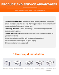 <span class=keywords><strong>Casa</strong></span> contenedor portátil prefabricada expandible de varios tamaños, impermeable y a prueba de terremotos, para oficina, obra, hogar. - Product Image 5