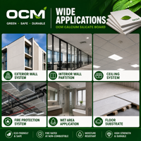 Panneau isolant thermique en silicate de calcium OCM ignifuge pour gaines de ventilation, à faible densité de fumée, pour le blindage des conduites de ventilation