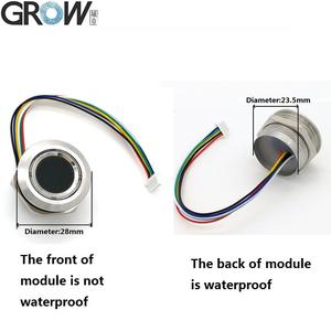 GROW R503 Neue runde runde RGB-Ringanzeige-LED-Steuerung DC 3,3 V SH 1,0-6-poliger kapazitiver Fingerabdruckmodul-Sensors canner - Product Image 4
