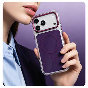 เคสโทรศัพท์มือถือแบบใสกันกระแทก รุ่น B492 พร้อมแม่เหล็กในตัว สำหรับ iPhone 18 17 Pro Max เคสป้องกันระดับพรีเมียม - Product Image 5