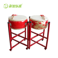 Rhythm Percussion Instrument Chinese Traditional Musical Instrument Dance Rhythm Room Decoration Red Drum