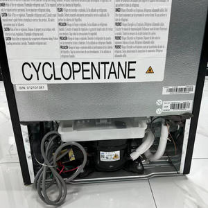 Mobile 6L <b>Refrigerator</b> for Office With Copper Pipes Bottom Freezer With Water Dispenser Stainless Steel Free Table Smart Black M - Product Image 5