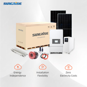 Hệ thống năng lượng mặt trời 6KW Cung cấp hệ thống năng lượng mặt trời năng lượng xanh hệ thống năng lượng mặt trời lai cho các dự án ngoài trời dân cư gia đình - Product Image 3