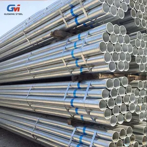 Customized Factory Price dn 3in wall thickness 6mm round galvanized steel pipe astm a53 galvanized from China suppliers