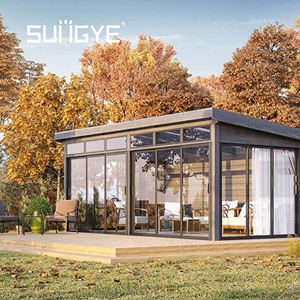SUNGYE SUNGYE أسعار للحدائق الشتوية من الألومنيوم غرفة شمسية منخفضة من الزجاج المنزلق شرفة خارجية - Product Image 2
