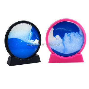 Verre en mouvement <span class=keywords><strong>sable</strong></span> sablier créatif Led lampe de table en mouvement Sahara désert <span class=keywords><strong>sable</strong></span> montre mur Quicksand <span class=keywords><strong>peinture</strong></span> - Product Image 2