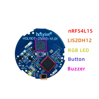 Mini bouton anti-panique Bluetooth Low Energy BLE 6.0 IBeacon Eddystone multifonctionnel avec buzzer, bouton SOS, alarme intérieure