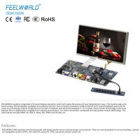 Module d'écran tactile LCD TFT industriel FEELWORLD SKD7VAT-9 de 7 pouces, résolution 800x480, luminosité 300 cd/m², prise en charge OEM/ODM