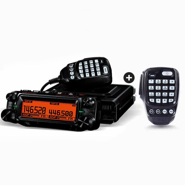 Original FTM-150R ASP 55W (VHF) / 50W (UHF) FM Dual-Band Mobile Radio with Wired + Bluetooth Hand Mics