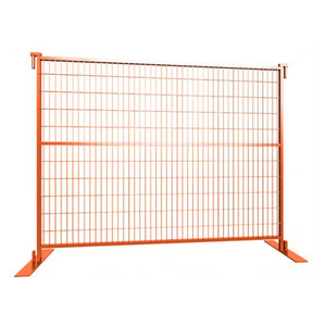 Multifunctional Construction Site <strong>Temporary</strong> <strong>Fencing</strong> 6ft X 9ft + Base Feet Full Metal <strong>Temporary</strong> <strong>Security</strong> Fence - Product Image 3