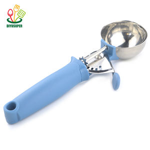 Herramientas de helado de grado alimenticio, cuchara de helado de sandía de lijado de acero inoxidable - Product Image 4