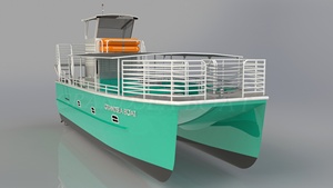 Grandsea 38ft catamarán de aluminio 36ft barco turístico en venta - Product Image 5