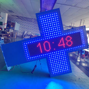 <span class=keywords><strong>Croix</strong></span> de <span class=keywords><strong>pharmacie</strong></span> à Led, écran programmable RVB pour l'extérieur avec enseigne de couleur bleue de 80cm pour la <span class=keywords><strong>pharmacie</strong></span> - Product Image 3