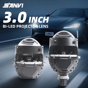 Wholesale Super Bright S18 3 Inch 74w 14000lm Dual Lamp Cup <b>Led</b> <b>Projector</b> Lens Bi <b>Led</b> <b>Projector</b> Lens for Universal Car - Product Image 2