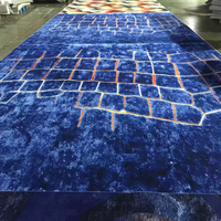 Tapis mural 80% laine 20% nylon de qualité supérieure impression de sol tapis Axminster de luxe design personnalisé tapis de couloir d'hôtel