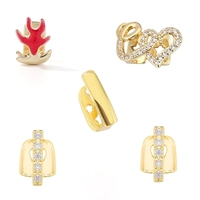Fournisseur en gros de grilles dentaires plaquées or populaires avec diamants, bijoux de corps décoratifs de mode Hip Hop
