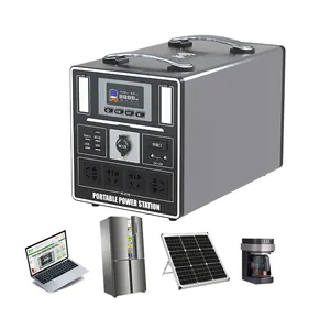 Lifepo4 batteria agli ioni di litio 2500W centrale elettrica portatile generatore di energia solare per il campeggio portatile all'aperto