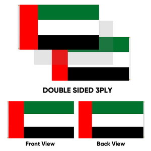 Banderas de los Emiratos Árabes Unidos de 3x5 pies al por Mayor, Bandera de Poliéster 100D con Impresión Digital, Personalización de Todas las Naciones, Envío Rápido y Confiable - Product Image 3