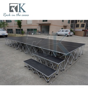 Kit de scène extérieure intelligent en aluminium durable avec escalier pour mariages et concerts - Product Image 2