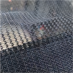 Protección contra caídas de HDPE verde Pantalla de polvo de red de sombra de andamio de construcción de plástico verde - Product Image 1