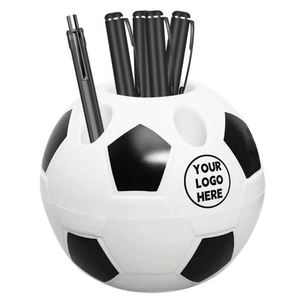 Sports Theme Soccer Pen Holder Desktop Stationery Organizer for Office School Supplies Promotional <b>Gift</b> for Football Lovers - Product Image 1