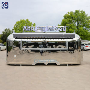 CAMPTRL Food Truck Trailer Mobile Kitchen USA Entièrement Équipé Snack Cart Street Vending Car Fast Food Caravan Manufacturer - Product Image 3