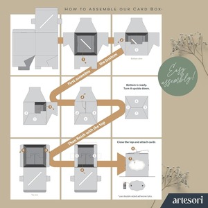 Party Gift Card <b>Box</b> - <b>White</b> <b>Box</b>, suitable for wedding banquets, birthday parties, and can be customized according to needs - Product Image 4