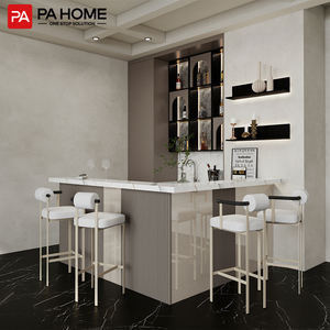 خزانة نبيذ خشبية تجارية حديثة لغرفة المعيشة والفنادق والنوادي مع أبواب زجاجية للعرض - Product Image 1