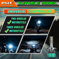 Nouveau phare LED universel pour moto AC/DC 12V DGLS R18 Canbus sans erreur 120W 12000LM 6500K Ampoule blanche certifiée IP68
