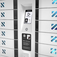 Y2 Power TEC Serveur IoT+Cloud 24 baies HTML 5, Casier intelligent multi-authentification avec surveillance en temps réel, pour appareils d'employés à montage au sol
