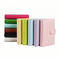 Carnet rechargeable en cuir avec logo personnalisé, couverture en cuir PU A5, utilisation au bureau et à l'école, expédition rapide, approvisionnement direct d'usine