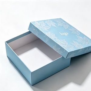 Caja de Regalo Rígida Personalizada al por Mayor con su Logotipo, Caja de Empaque con Estampado Plateado en Caliente para Ropa, Zapatos y Regalos - Product Image 3