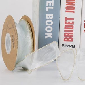 Ruban en satin de polyester ondulé en gros d'usine, fil en queue de poisson, organza bouclé pour la décoration de gâteaux, boîtes cadeaux et nœuds faits à la main - Product Image 6