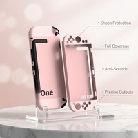 Étui de protection pour PC, design divisé, moulage fidèle à l'appareil, respectueux de l'environnement, certifié RoHS, finition par pulvérisation effet peau, Nintendo Switch